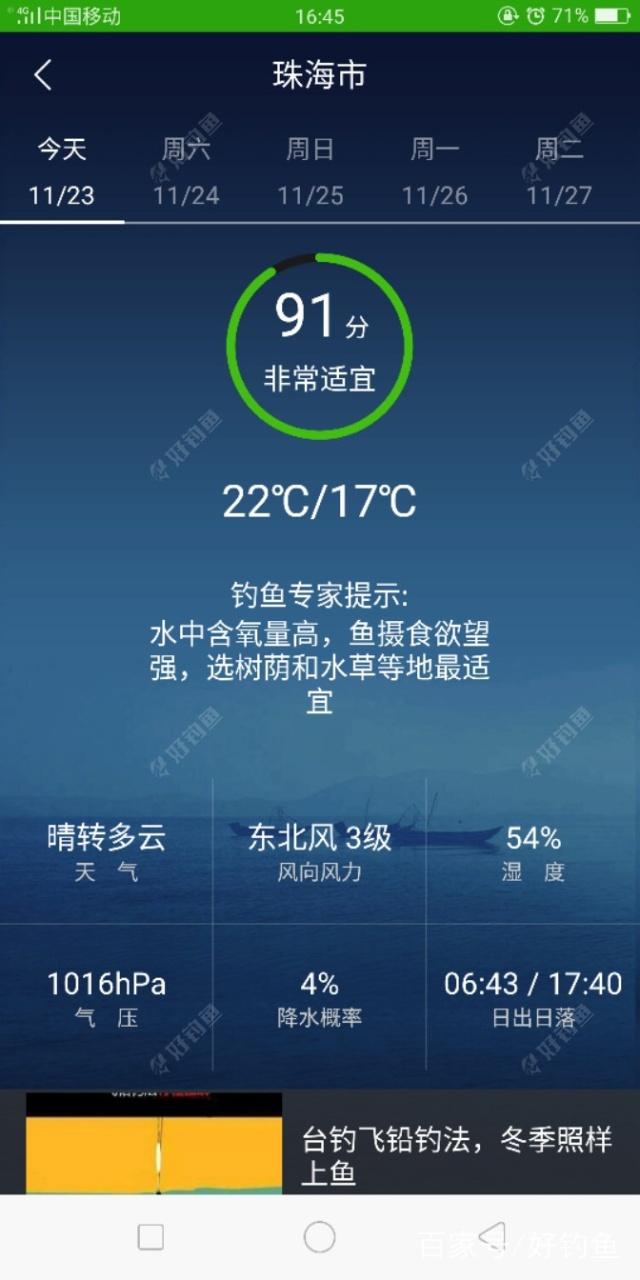 无惧寒冷夜钓罗非，刚好够一餐